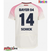 Camiseta Bayer Leverkusen Patrik Schick #14 Visitante Equipación 2025-26 manga corta